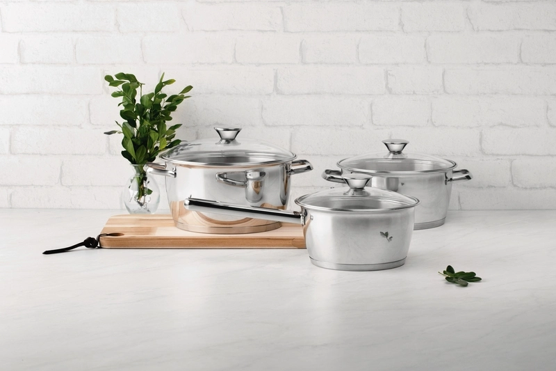 Batería de cocina de acero inoxidable